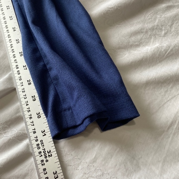 Lloyd & Jefferson London Men's Blue Lightweight‎ Straight Leg Dress Pants - Picture 11 of 12